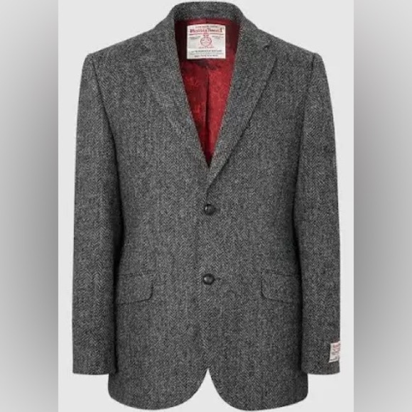 Moores Clothing Other - Harris Tweed Grey Tweed Country Jacket